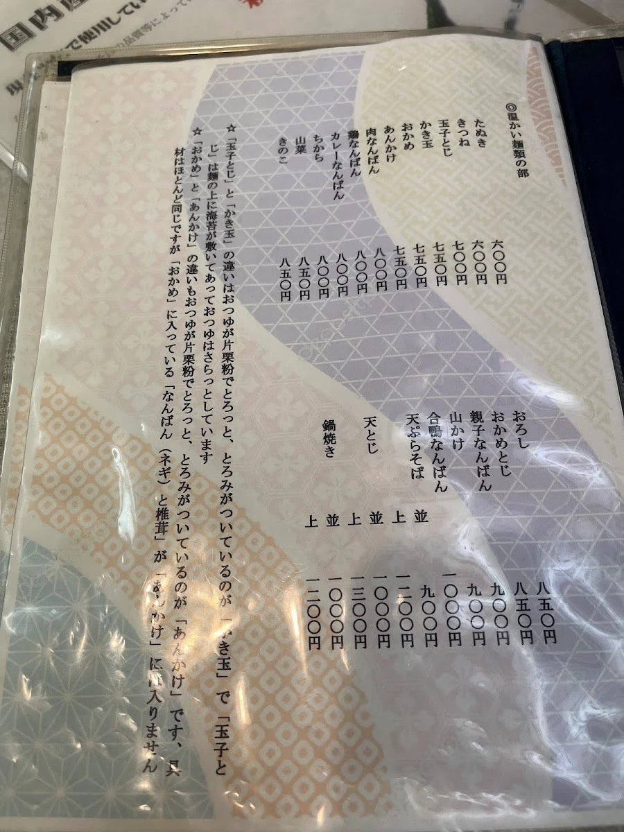 Kaede-an Menu photo 8